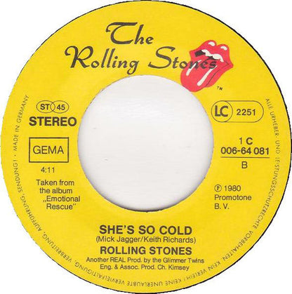 The Rolling Stones : Send It To Me (7", Single, EMI)