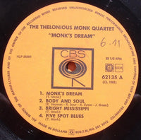 The Thelonious Monk Quartet : Monk's Dream (LP, Album, Mono)