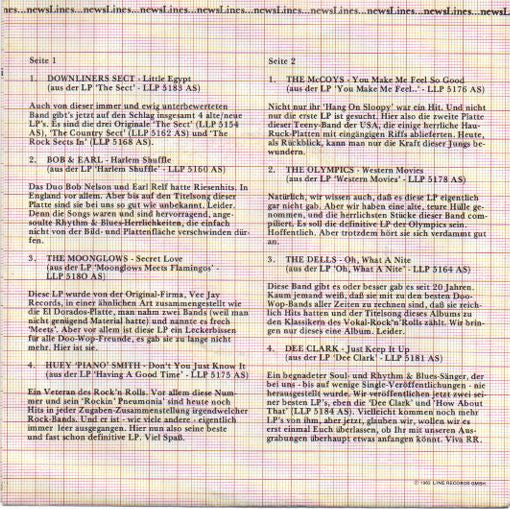 Various : Newslines Volume 6 (7", EP, Promo, Smplr)