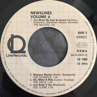 Various : Newslines Volume 6 (7", EP, Promo, Smplr)