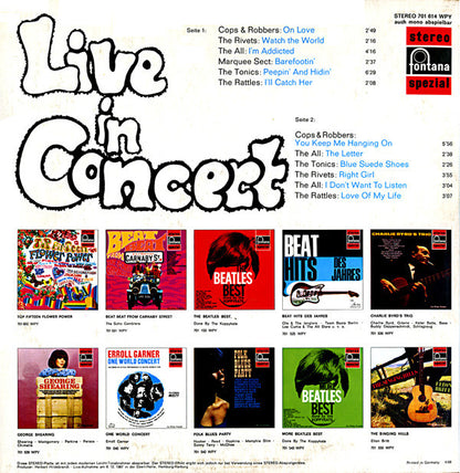 Various : Live In Concert (LP, Comp)
