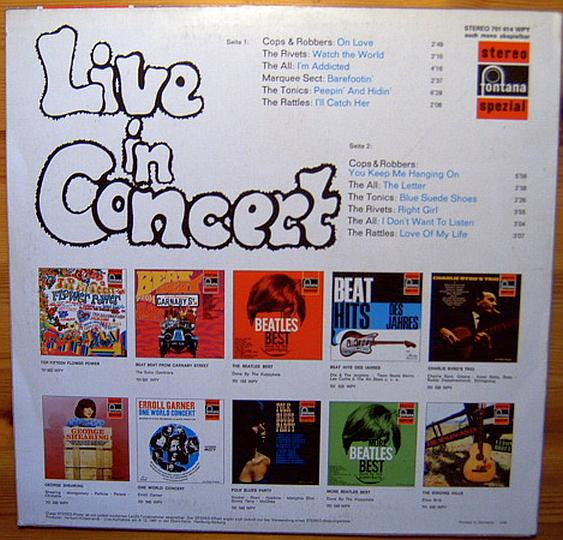 Various : Live In Concert (LP, Comp)