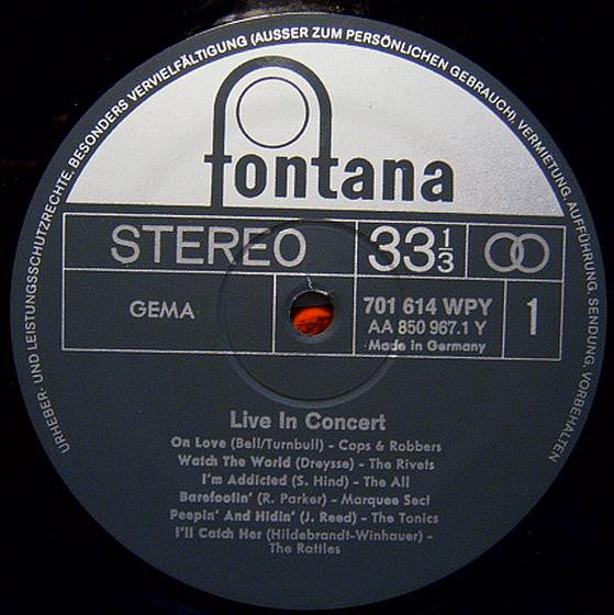 Various : Live In Concert (LP, Comp)