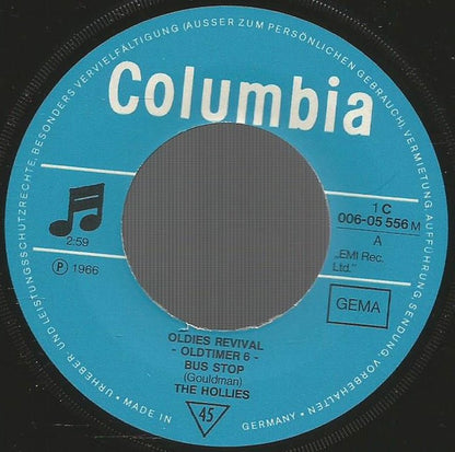 The Hollies : Bus Stop / Stop Stop Stop (7", Single)