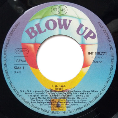 T.O.T.A.L. : Recall (7", Single, P/Mixed)