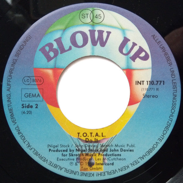 T.O.T.A.L. : Recall (7", Single, P/Mixed)