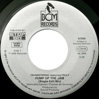 Technotronic Featuring Felly : Pump Up The Jam (7", Single)
