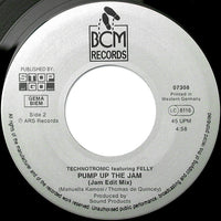 Technotronic Featuring Felly : Pump Up The Jam (7", Single)