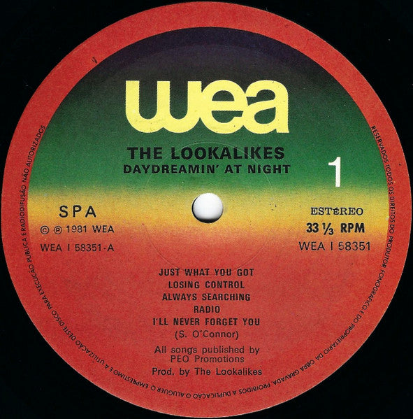 The Lookalikes : Daydreamin At Night (LP)