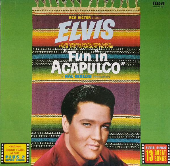 Elvis Presley : Fun In Acapulco (LP, Album, RE)