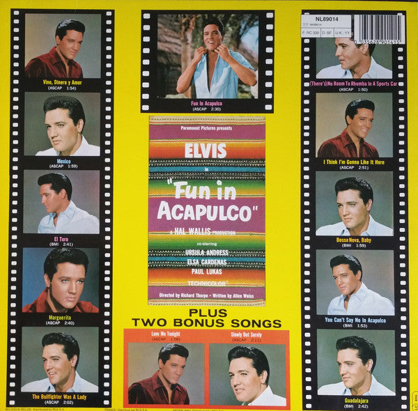 Elvis Presley : Fun In Acapulco (LP, Album, RE)