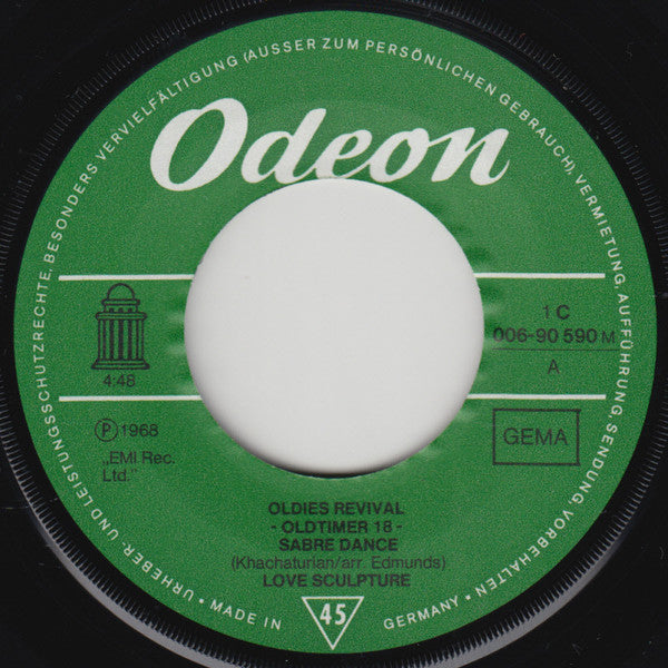 Love Sculpture : Sabre Dance / Think Of Love (7", Single, RE)
