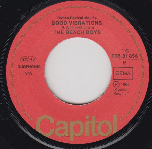 The Beach Boys : Do It Again / Good Vibrations (7", Single, RE)