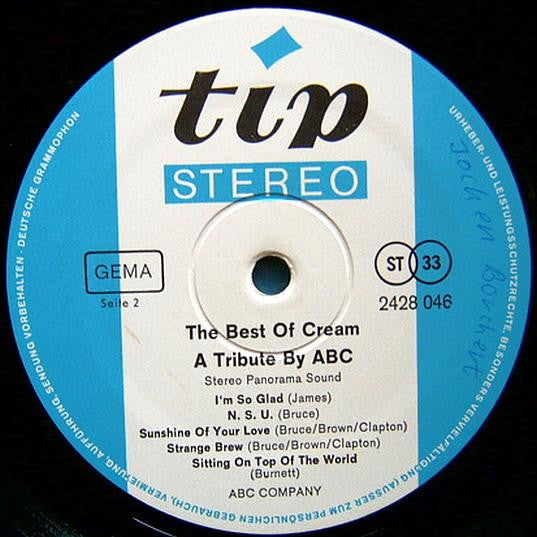 ABC Company : The Best Of Cream (A Tribute By ABC) (LP, Album)
