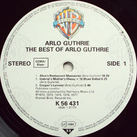 Arlo Guthrie : The Best Of Arlo Guthrie (LP, Comp, RE)