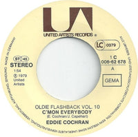 Eddie Cochran : C'mon Everybody / Milk Cow Blues (7", Single)