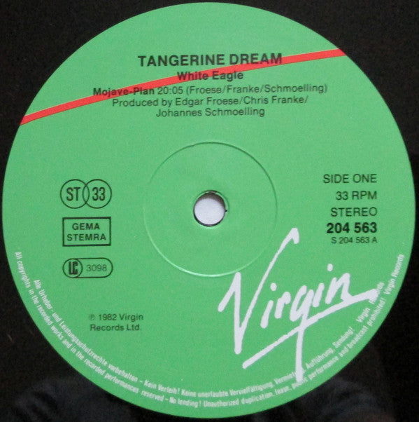 Tangerine Dream : White Eagle (LP, Album, RE)