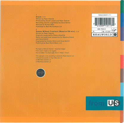 Peter Gabriel : Steam (7")
