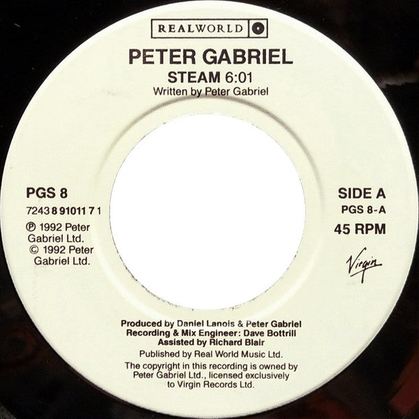 Peter Gabriel : Steam (7")