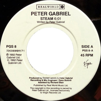 Peter Gabriel : Steam (7")