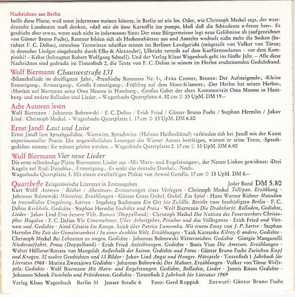 Various : Nachrichten Aus Berlin (7", EP)