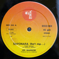 Lee Marrow : Sayonara (Don't Stop...) (12")