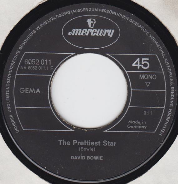 David Bowie : The Prettiest Star (7", Mono)