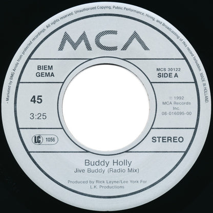 Buddy Holly : Jive Buddy (7", Single, P/Mixed)