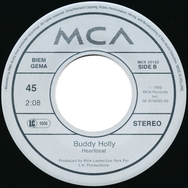 Buddy Holly : Jive Buddy (7", Single, P/Mixed)
