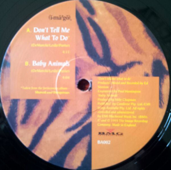 Baby Animals : Babyus Animalus (12", Promo, S/Edition)