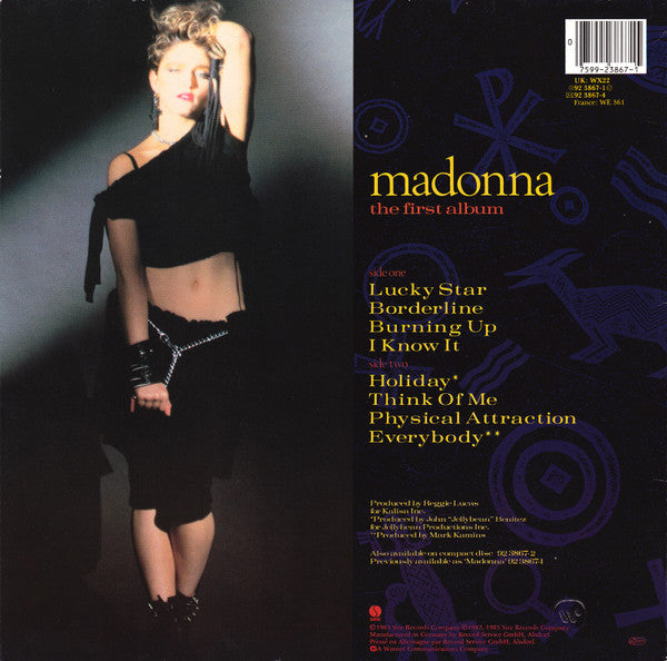 Madonna : The First Album (LP, Album, RE)
