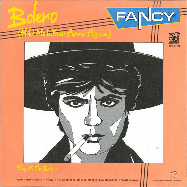 Fancy : Bolero (Hold Me In Your Arms Again) (12", Maxi)