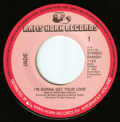 Jade (2) : I'm Gonna Get Your Love (7", Single)