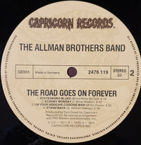 The Allman Brothers Band : The Road Goes On Forever (A Collection Of Their Greatest Recordings) (2xLP, Comp, Gat)