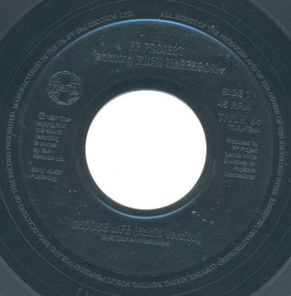 PF Project Featuring Ewan McGregor : Choose Life (7", Single, Jukebox)