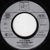 C.C. Catch : Strangers By Night (7", Single)