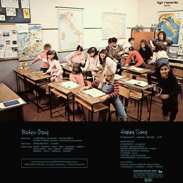Baby's Gang : Happy Song (12", Maxi, Gat)