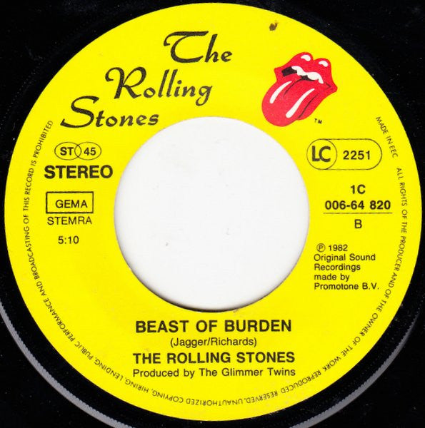 Rolling Stones* : Going To A Go Go (Live) (7", Single)