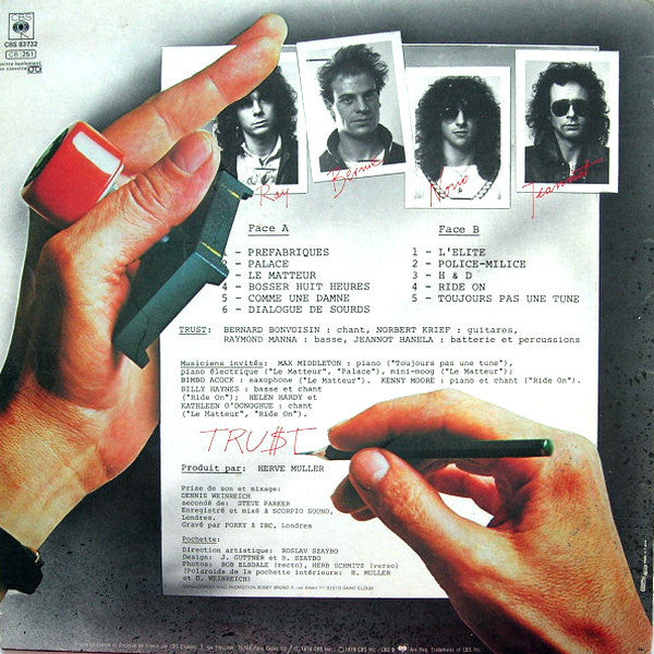 Trust (2) : Trust (LP, Album, RE)