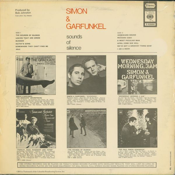Simon & Garfunkel : Sounds Of Silence (LP, Album)