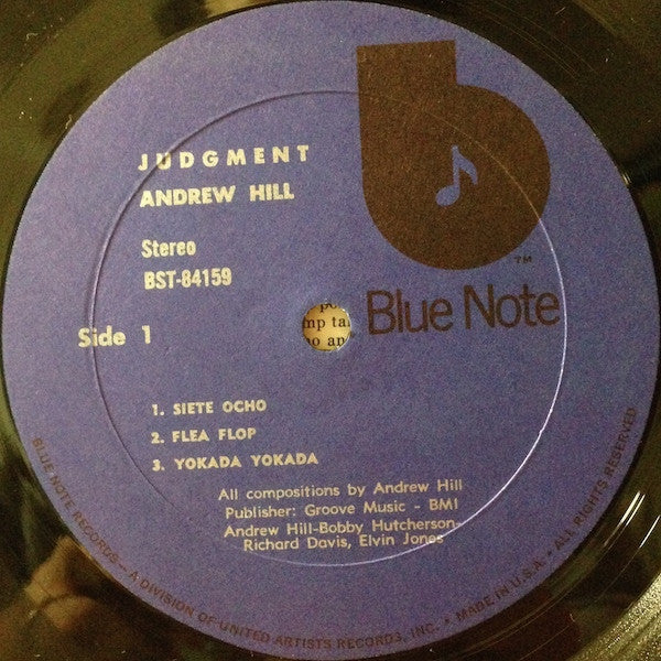 Andrew Hill : Judgment! (LP, Album, RE)