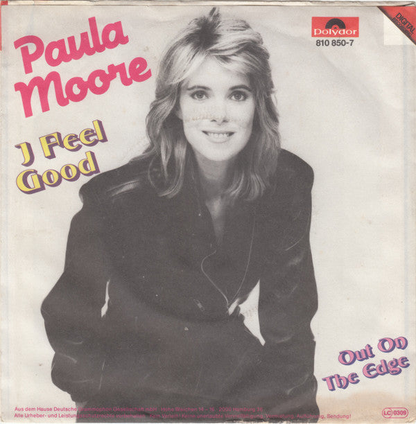 Paula Moore : I Feel Good (7", Single)