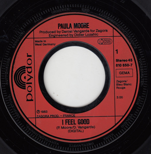 Paula Moore : I Feel Good (7", Single)