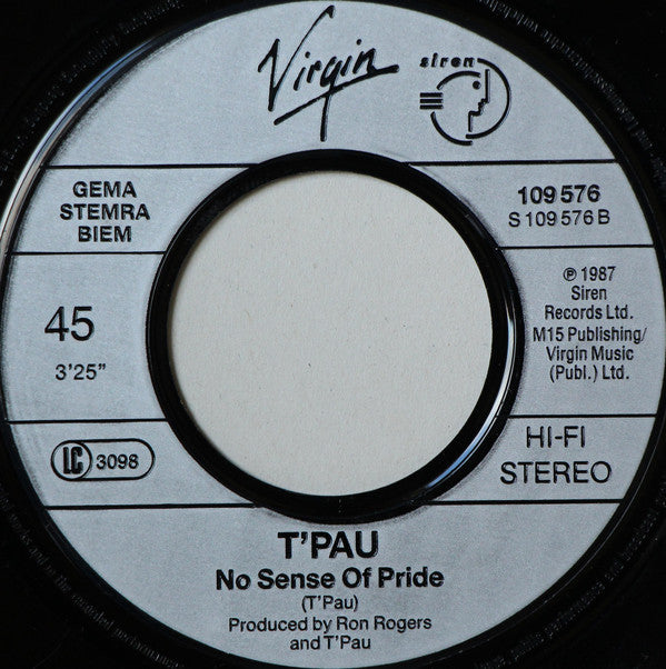 T'Pau : China In Your Hand (7", Single)