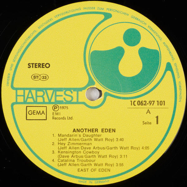 East Of Eden (2) : Another Eden (LP, Album)