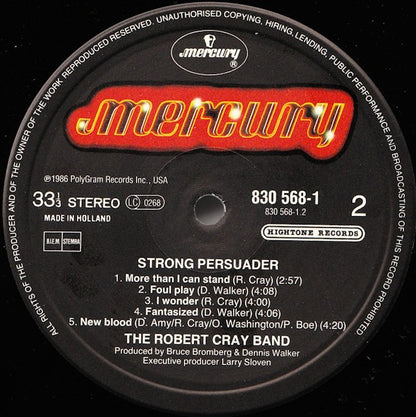 Robert Cray : Strong Persuader (LP, Album)
