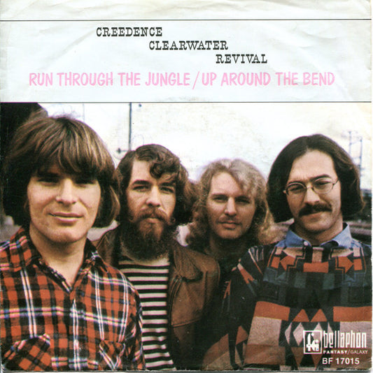 Creedence Clearwater Revival : Run Through The Jungle / Up Around The Bend (7", Single)