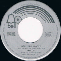 Hello : New York Groove (7", Single)