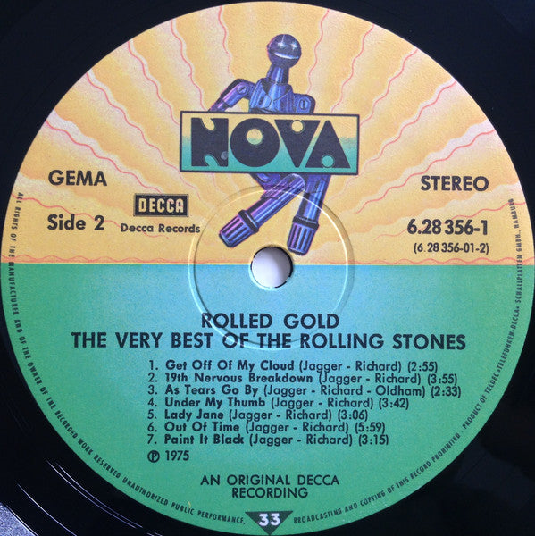The Rolling Stones : Rolled Gold (The Very Best Of The Rolling Stones) (2xLP, Comp, Gat)