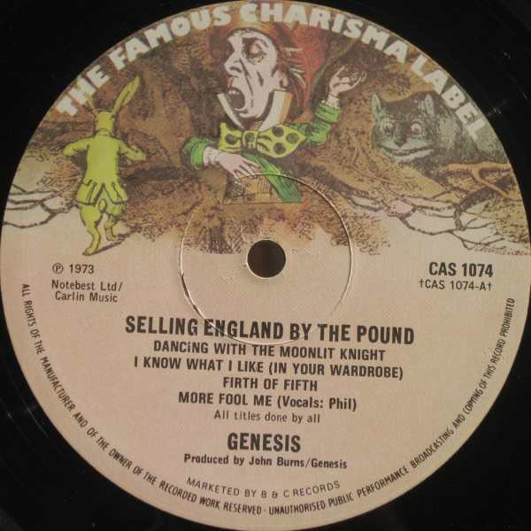Genesis : Selling England By The Pound (LP, Album, RP, Sma)
